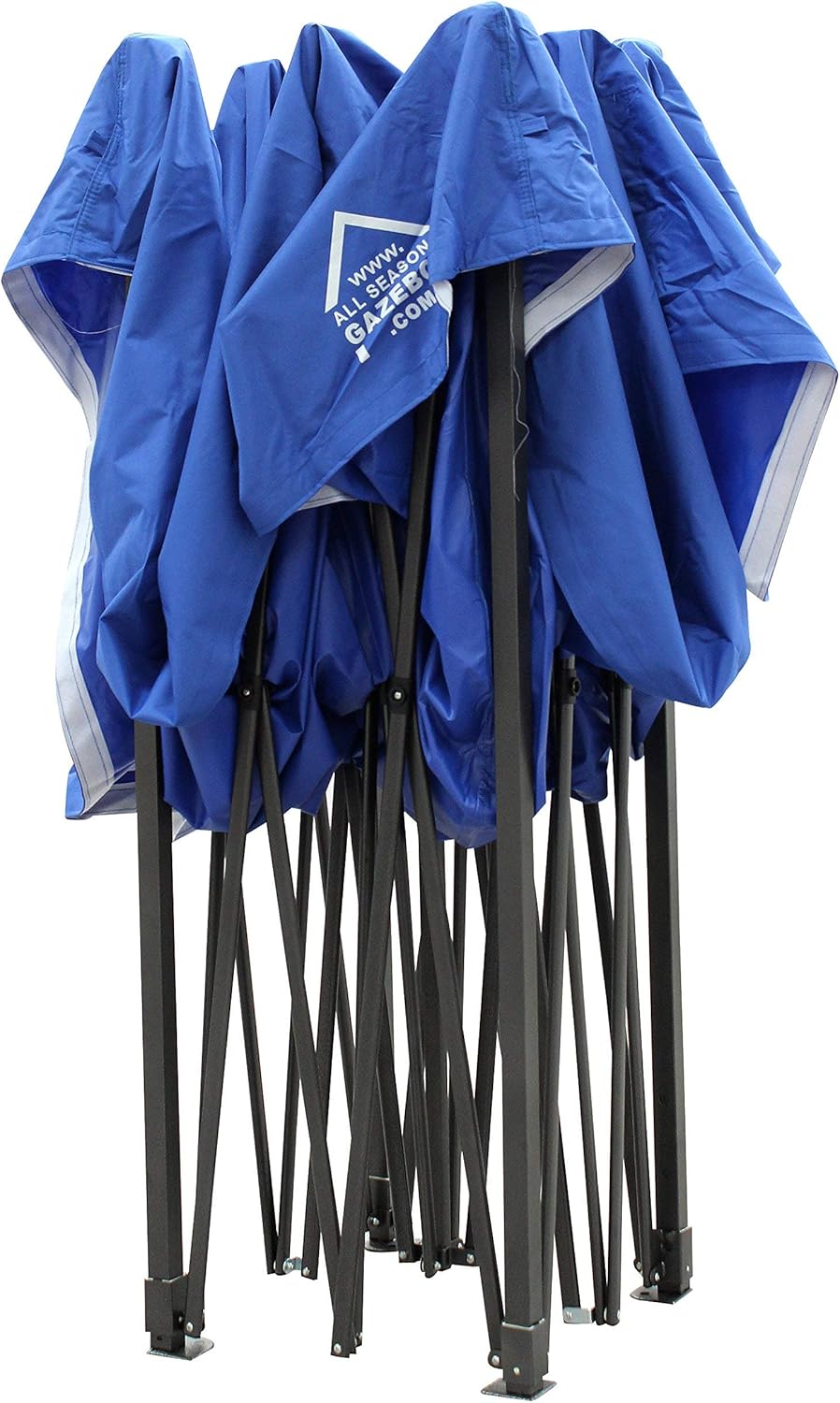 AllSeasonsGazebos 3M x 3M Waterdichte Gazebo Party Tent met Roestvrij Frame en Wiel Draagtas 3m x 3m Royal Blauw