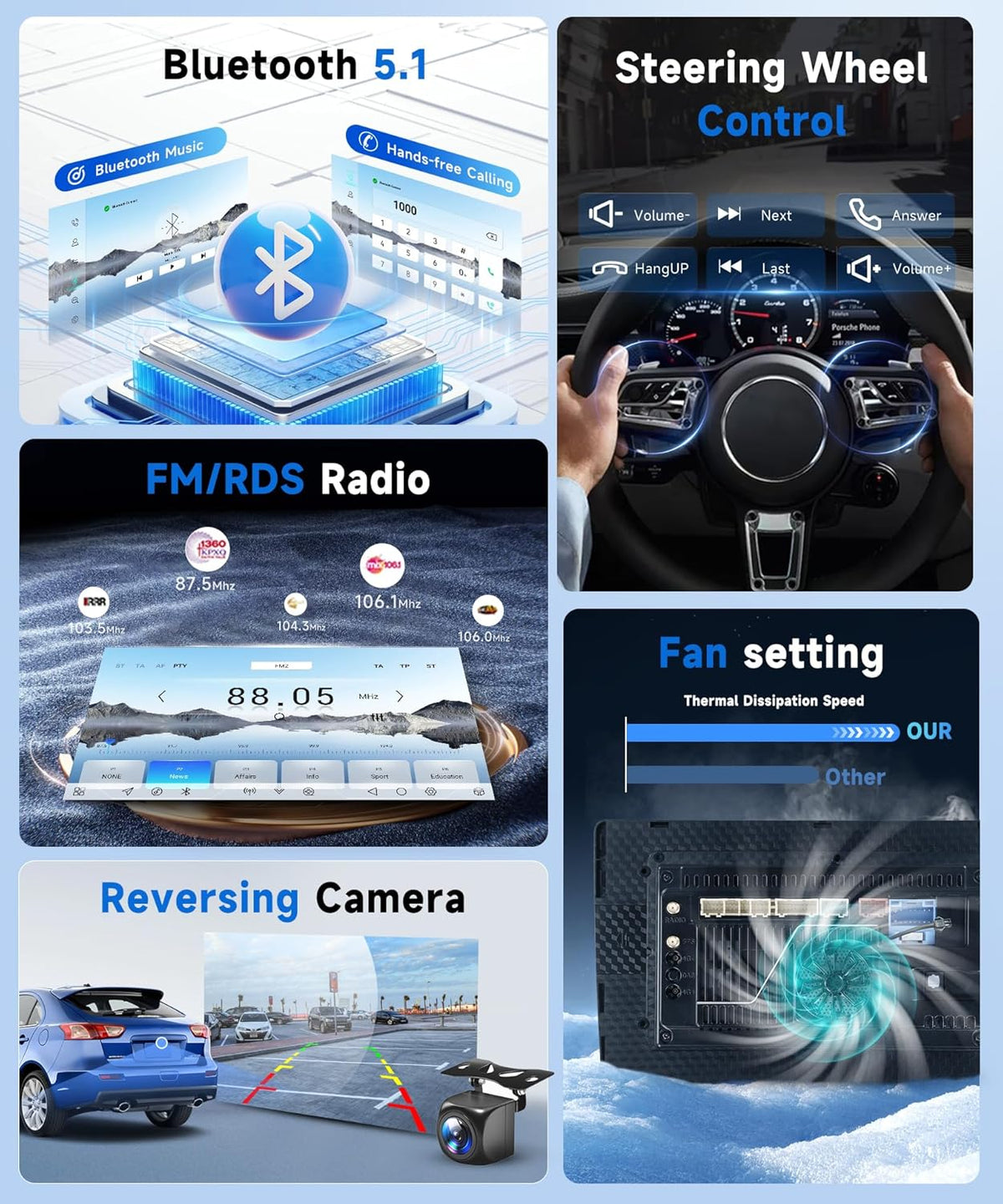 8 CORE Q-Snapdrago 4G+64G Autoradio Android 15 voor Suzuki SX4 2006-2013 FIAT Sedici 2005-2014, 9 Inch HD Aanraakscherm Radio met Draadloze Carplay Android Auto GPS Wi-Fi DSP Bluetooth FM RDS Camera