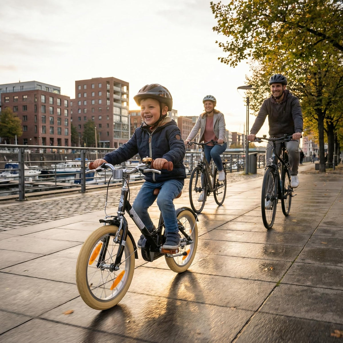 PROMETHEUS BICYCLES 16 inch retro kinderfiets vanaf 5 jaar voor jongens en meisjes zwart
