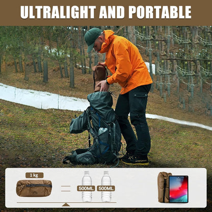 Night Cat 1 Persoons Tent Ultralicht: Lichtgewicht Tent Waterdicht Voor Koppels Vrienden Kamperen Wandelen Trekking
