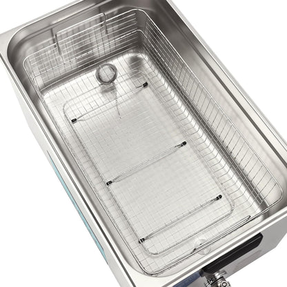 Ultrasoon Reiniger – Ultrasoon Schoonmaakapparaat – Ultrasoon Reinigingsunit – Ultrasoon Wasmachine – Ultrasoon Reinigingssysteem – 30 Liter Capaciteit – Roestvrij Stalen Tank Met Verwarming 0-80°C