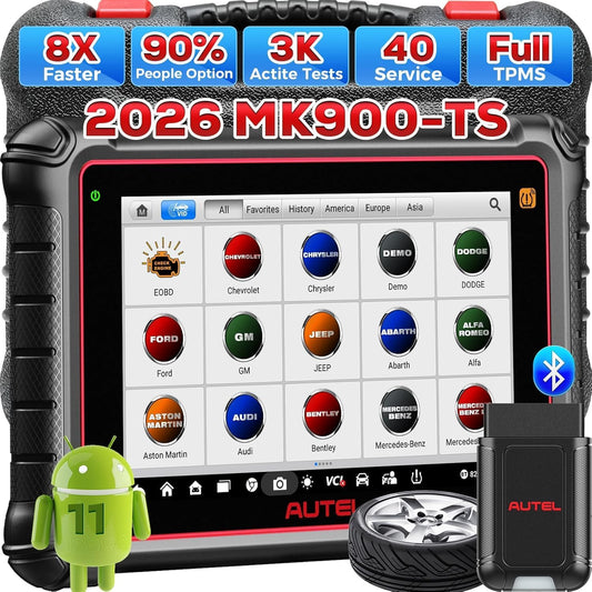 TPMS Diagnosetool – TPMS Scanner – OBD2 Scanner – Auto Diagnosetool – TPMS Programmeertool – Bidirectionele Scanner – CAN FD & DoIP Technologie – 8 Inch Android Touchscreen