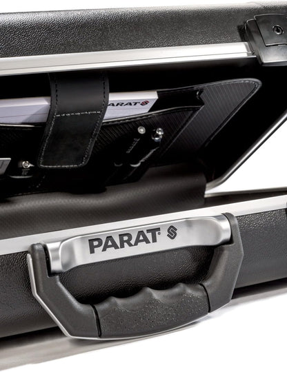 Parat Werktas PARADOC Attache-koffer (gevoerde bodemschaal, documentenvak; klemvak; materiaal: ABS-kunststof; zwart (leeg - zonder inhoud))