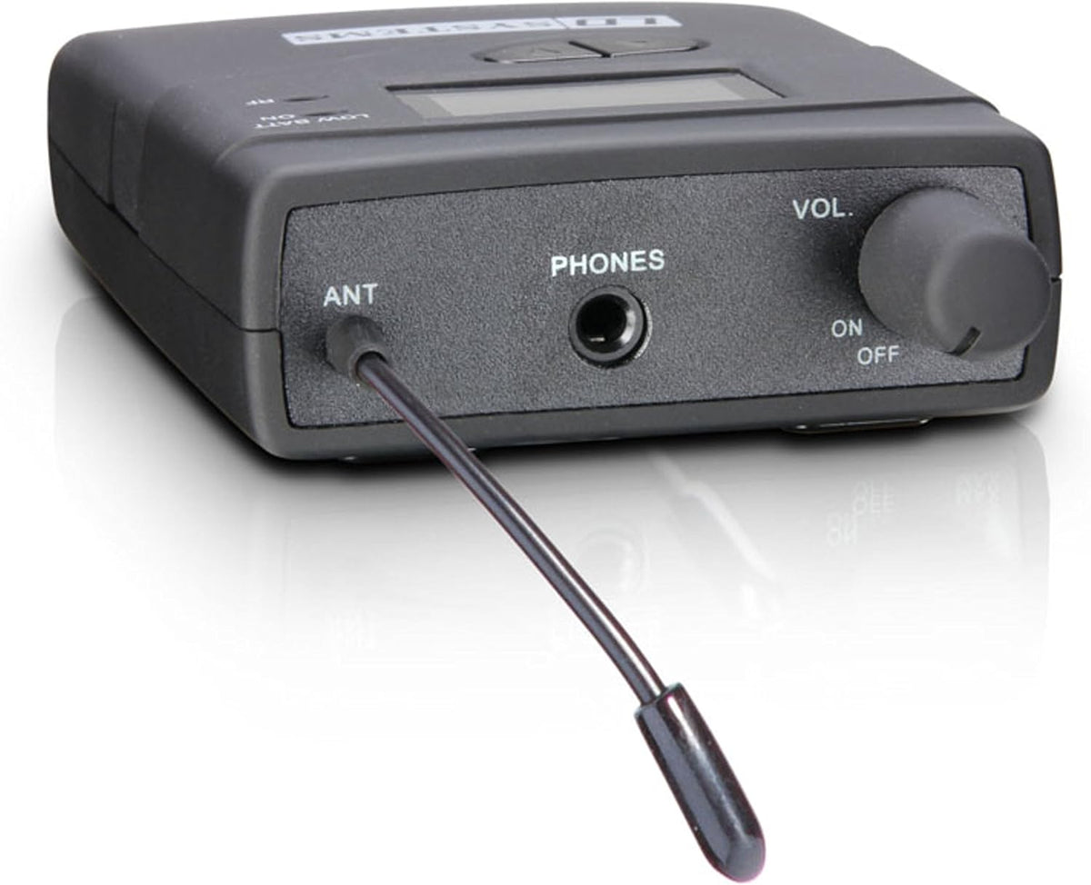 Draadloos in-ear monitorsysteem – In-Ear Monitor – In-Ear Monitorset – Monitoringsysteem – Podiummonitor – UHF 823-832/863-865 MHz – 96 UHF-kanalen