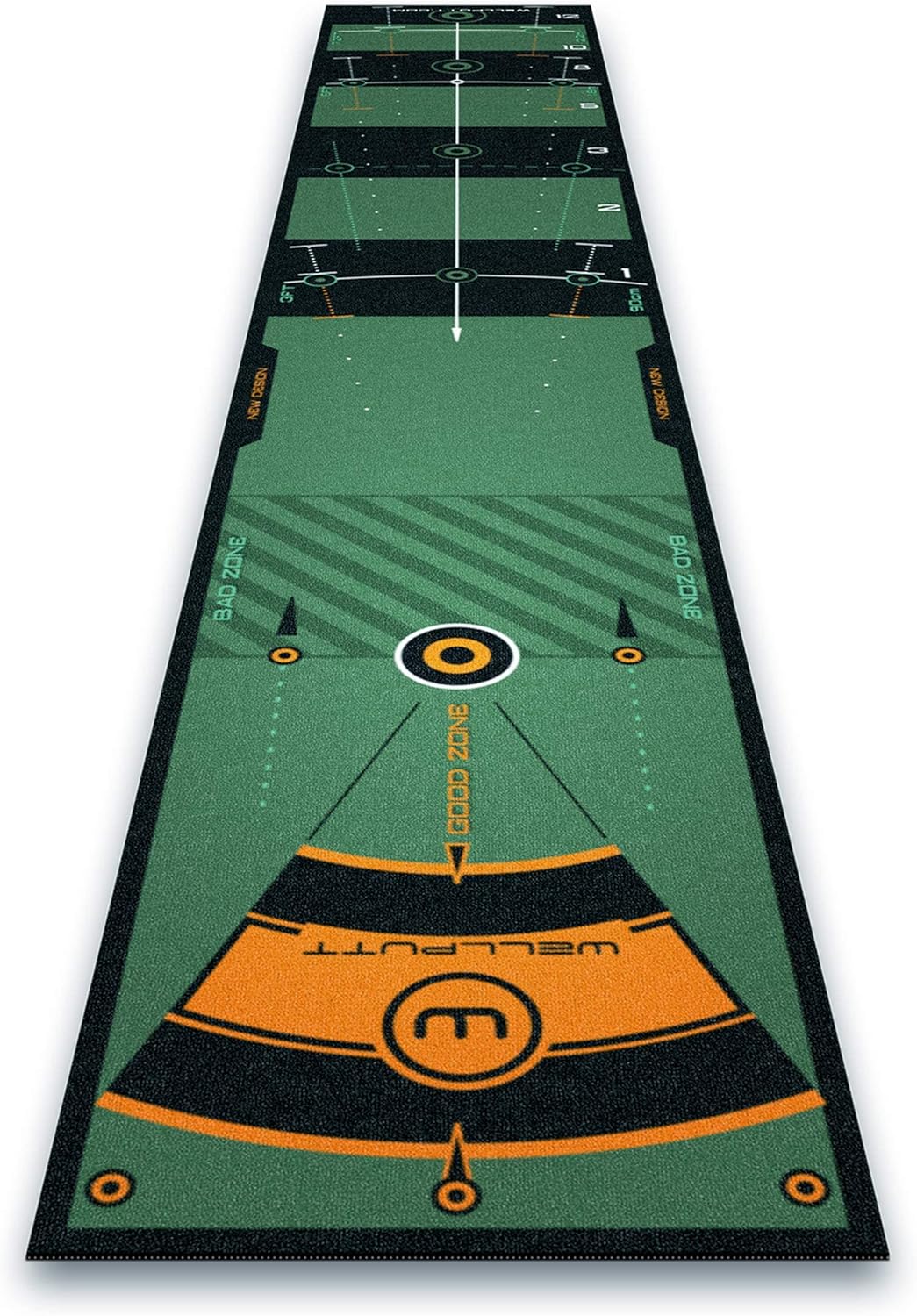 WELLPUTT - Golf Puttingmat - 3m Groene