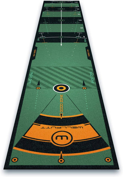 WELLPUTT - Golf Puttingmat - 3m Groene