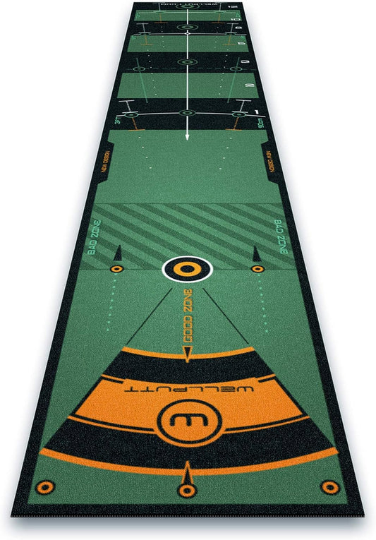 WELLPUTT - Golf Puttingmat - 3m Groene