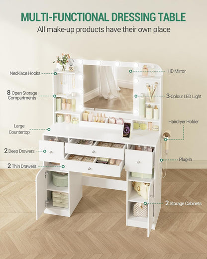 Hzuaneri Makeup tables DT41503XEU