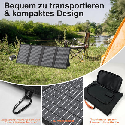 Opvouwbaar zonnepaneel, 60 W