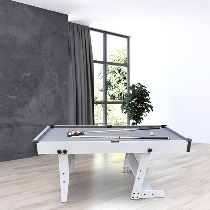 Cougar Hustle Pool Table L Foldable in Various Colours - 5ft | Folding Billiard Table incl. Accessories - QUORE