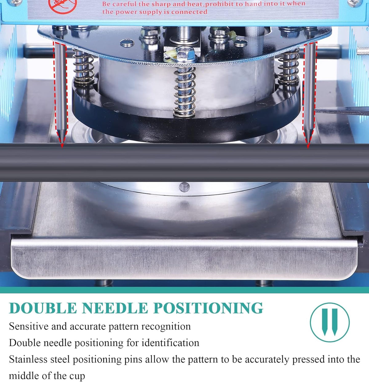 YJINGRUI Afdichtingsmachine Bubble Tea melkthee verzegelingsmachine beker verzegelingsmachine cup sealing machine voor 90/95 mm diameter beker 220V