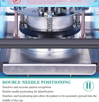 YJINGRUI Afdichtingsmachine Bubble Tea melkthee verzegelingsmachine beker verzegelingsmachine cup sealing machine voor 90/95 mm diameter beker 220V