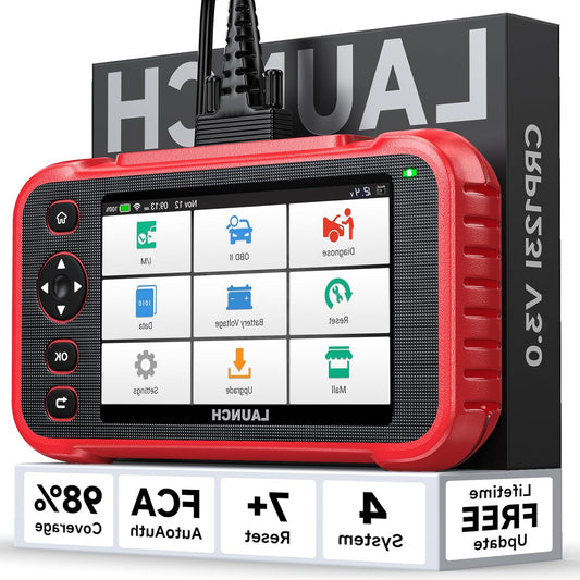 OBD2 Scanner – Autodiagnose Tool – Foutcode Lezer – Diagnosetool Auto – Scanapparaat Auto – 5 Inch Touchscreen – 7 Resetfuncties inclusief Batterijtest