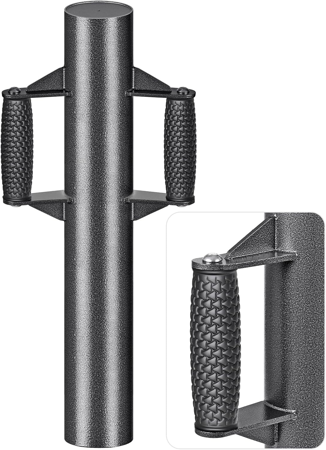 Hek Post Driver, 59 x 10,2 cm T Post Driver Tuin Schermen Rammer Pergola Post Pounder Tool Houten Post Knocker 12 lbs Boerderij Post Thumper voor U-kanaal met anti-slip ergonomische handgrepen