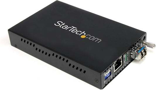 StarTech.com Gigabit Ethernet Single Mode LWL/glasvezel LC Media Converter 40 km