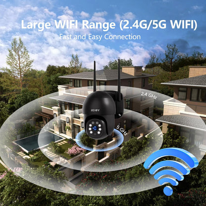 Bewakingscamera Systeem – Draadloze Beveiligingscamera – CCTV Camera Buiten – Wifi Camera Set – Outdoor Videobewaking – 16-Kanaals NVR – 4K 8MP Resolutie – 1TB Lokale Opslag