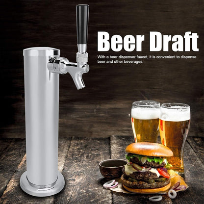 Enkele Kraan Tapbier Toren, RVS Bier Toren Kraan Dispenser Kegerator Toren Kit Voor Thuis Brouwen