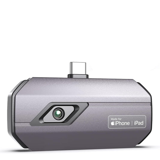 Warmtebeeldcamera – Infraroodcamera – Thermische Camera – Temperatuurmeter – Hittemeter – Geschikt Voor iPhone 15/16 En iPad – 512x384 Resolutie – Temperatuurbereik -20°C tot +550°C