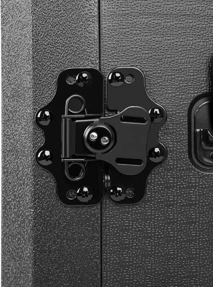 Rackcase, 4U ondiepe 12" diepte, 19" rackmount flightcase, duurzaam HDPE waterdicht stofdicht schokbestendig rack met microfooncompartimenten (260-4U)