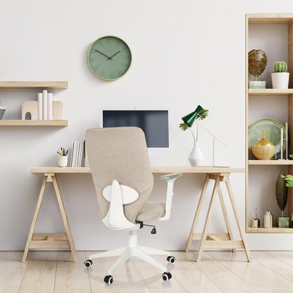 hjh OFFICE Thuisgebruik bureaustoel COSIO II Stof Beige