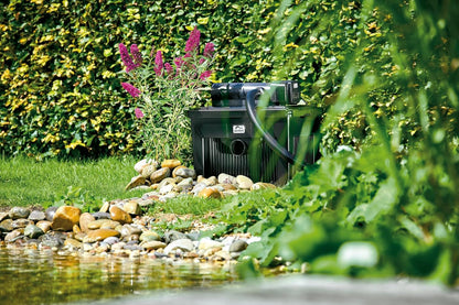 Doorstroomfilterset – Vijverfilter – Filterinstallatie – UVC-filter – Waterzuiveringssysteem – Voor Vijvers Tot 25.000 Liter – 24W UVC-Lamp – Vloerafvoer Met Display
