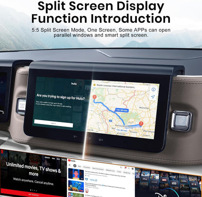 MMB CarPlay Box MAX 5.0 Android 13 Multimedia Video Ai Box, QCM 6225 8-Core 8 + 128GB Online YouTube/Netflix/APP Store, ondersteuning SIM en TF-kaart, draadloze CarPlay en Android auto-adapter