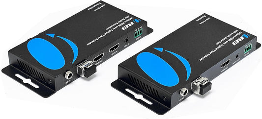 OREI 4K HDMI Over Fiber Optic Extender up to 10Km with Audio Extraction and Bi-Directional IR - RS-232 (UHD-FO10-K)
