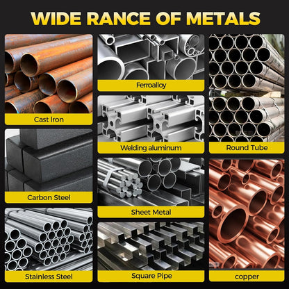 MIG-lasapparaat, 200 A, 6-in-1 multi-proces-aluminium MIG-lasapparaat met vuldraad-MIG/gasloze MIG/gasloze MIG/boog/lift TIG-lassen met 3 lasdraden, oranje (MIG200)
