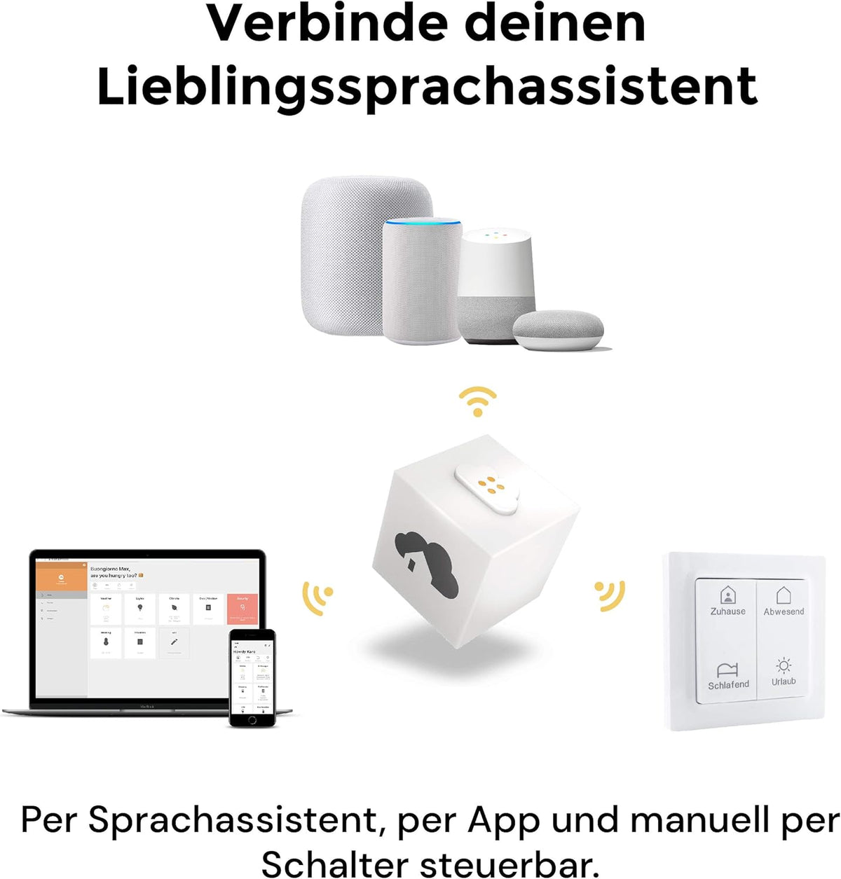 homee Modulaire Smart Home centraal, Brain + Zigbee