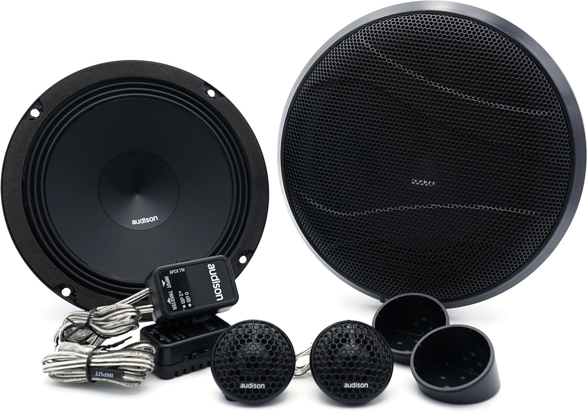 Audison APK 165 - 2-Weg Auto Audiosysteem van 165 mm, 4 Ohm, 300W Piekvermogen
