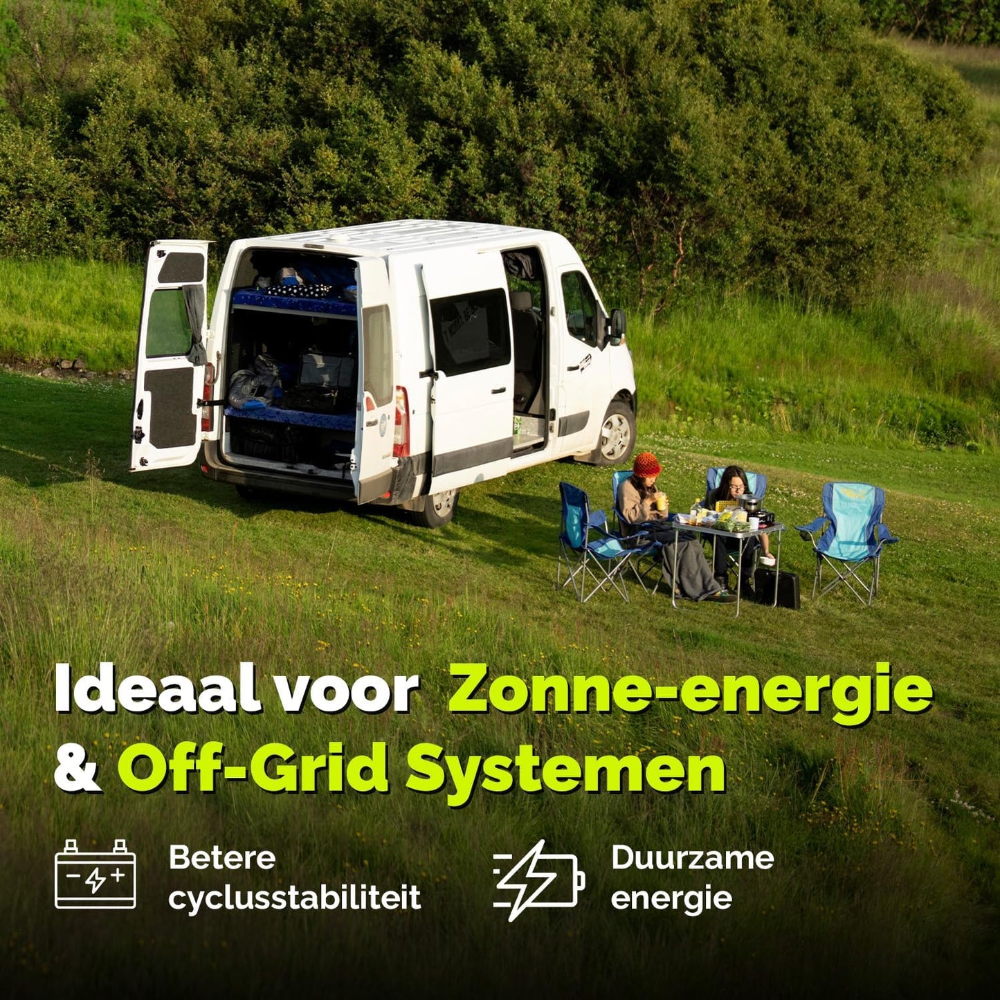 Electronicx GEL Accu 12V 140Ah – Deep Cycle 140Ah onderhoudsvrij voor camper, caravan, boot, tuinhuis, off-grid zonnepaneel, energieopslag – 393×175×190 mm – GEL serviceaccu