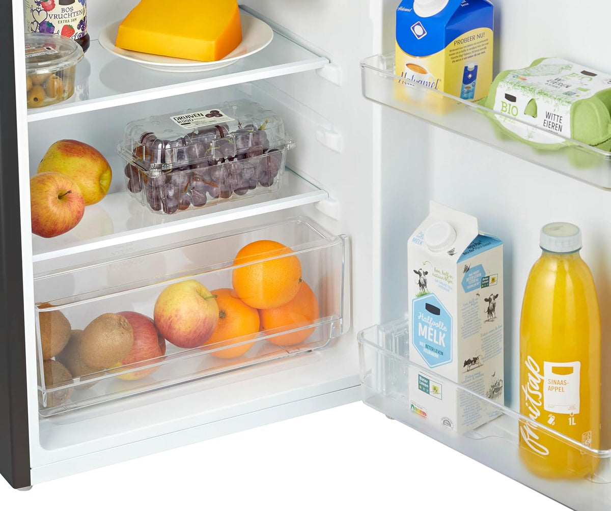Tomado TRT4702B - Tabletop refrigerator - 80 liters - With freezer compartment - Energy label D - Black - QUORE