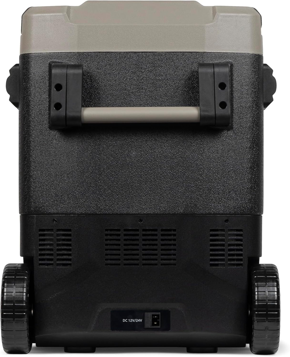 Steamy-E Dual Zone 61 Roller, Elektrische Compressor Koelbox met wielen, 58 Liter, Zwart, 12V/230V, voor vriezen en koelen van -20 tot +20, ideaal voor op de camping