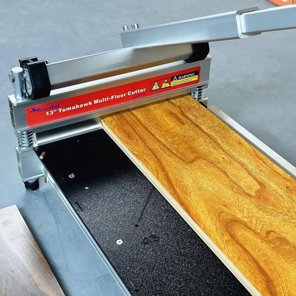 Multi-Vloer Snijder – Vloersnijder, Laminaatsnijder, Parketsnijder, Vinylsnijder – Voor Bamboe, Hardhout, HDF En MDF – Tot 33 Cm Breed, Tot 17 Mm Dik