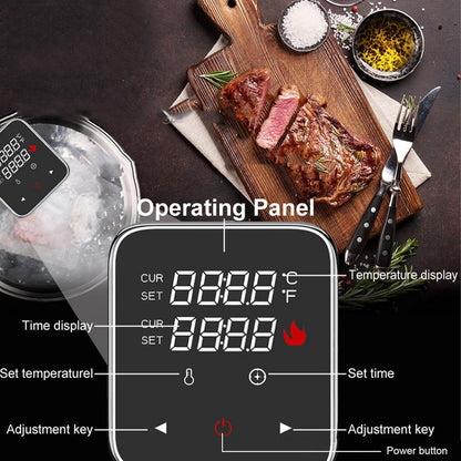 Sous Vide-machines, Handhaven Nauwkeurig De Temperatuur Van Het Onderdompelingscirculatiekooktoestel, Vergrendelen De Smaak En Het Vocht 1100W 20L