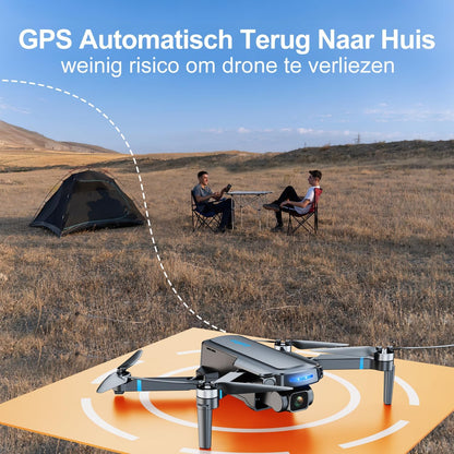 Loolinn | 4K Camera Drone voor Gevorderden Cadeau - Twee batterijen, 40 Minuten Vliegen, 4K UHD camera, ondersteuning voor Panorama's en Time-Lapse Fotografie, Onder 250g (Cadeau-idee)