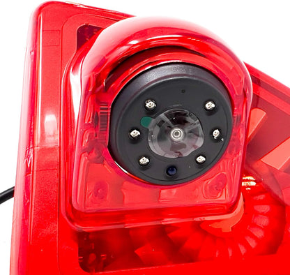 Dolphin Automotive Remlicht achteruitrijcamera past op Opel Vauxhall Movano Van 2010-2021 (camera met 4,3 inch dashmonitor)