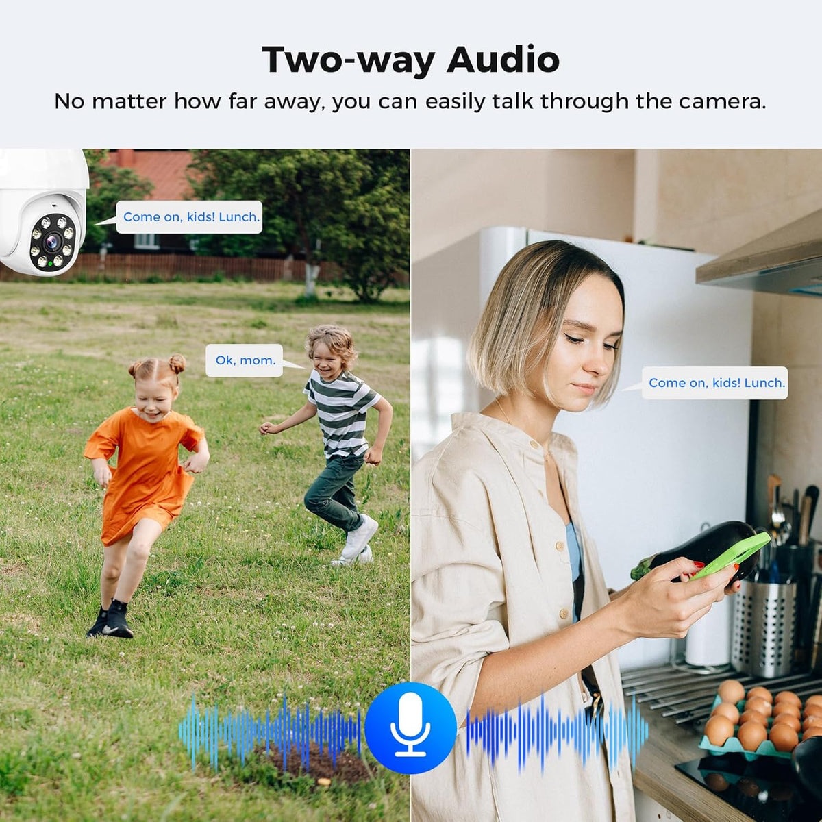 Beveiligingscamera Buiten – CCTV Camera – Bewakingscamera – Wifi Camera – PTZ Camera – 5MP Resolutie – Kleur Nachtzicht 360° Draaibaar