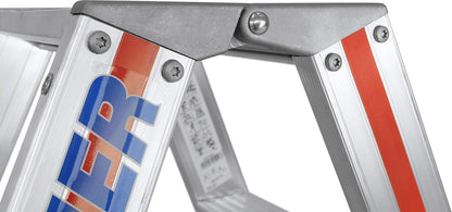 Hymer Trapladder 2x3 sporten (aan beide zijden beloopbaar, versterkte treden, massieve gewrichten, spreidbeveiliging) 802406