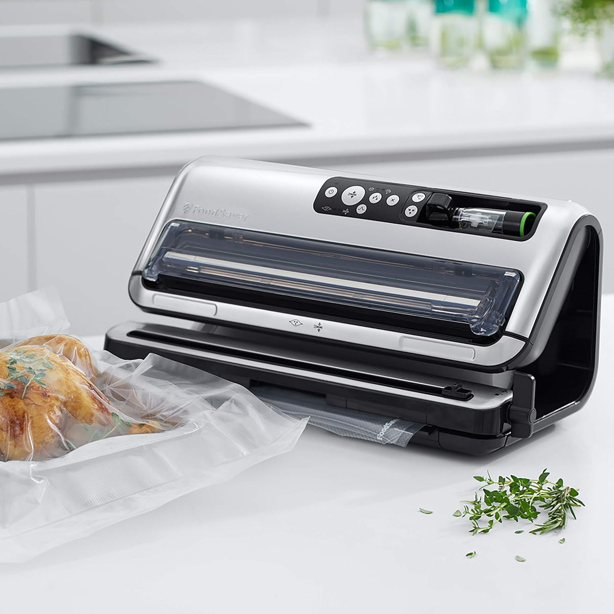 Foodsaver FFS006X Folielasapparaat, Vacuümverpakker, Vacuümapparaat, Grijs