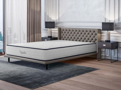 COSMOS Traagschuim Matras, 30cm Hoog, H5 Ultra Stevig Matras, (140 x 190 cm), Gerichte Rugondersteuning, Huidzacht, Upsilon