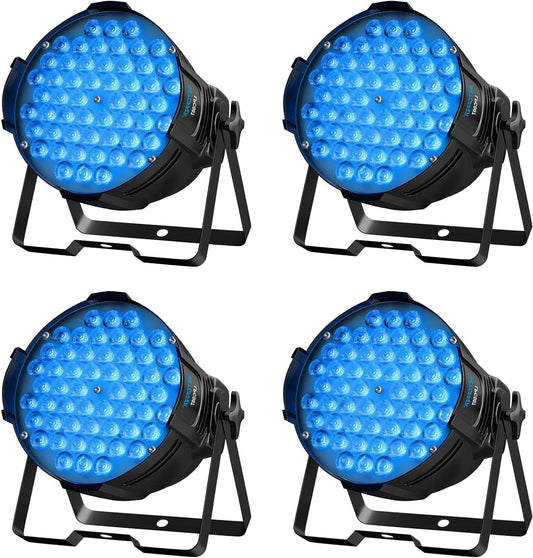 Stroboscoop LED Parlicht – Discobeamer – Feestverlichting – DJ Licht – Podiumverlichting – 54x 3W RGB LED’s – 4 Modi Inclusief DMX512