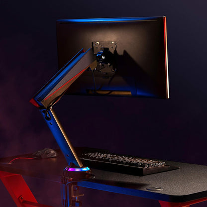 Monitorarm Voor Monitor En Tv – Monitorhouder – Monitorbeugel – Schermhouder – Beeldschermhouder – Gasveer Verstelbaar – Tot 35 Inch, 9 Kg
