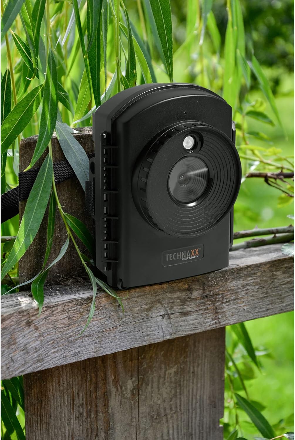 Technaxx - Time-lapse camera Full HD - bewaking time-lapse-camera, bouwplaats, huis, tuin, 6 maanden batterijvoeding - MicroSD, microfoon, geluid, LED, dag en nacht - waterdichte camera TX-164