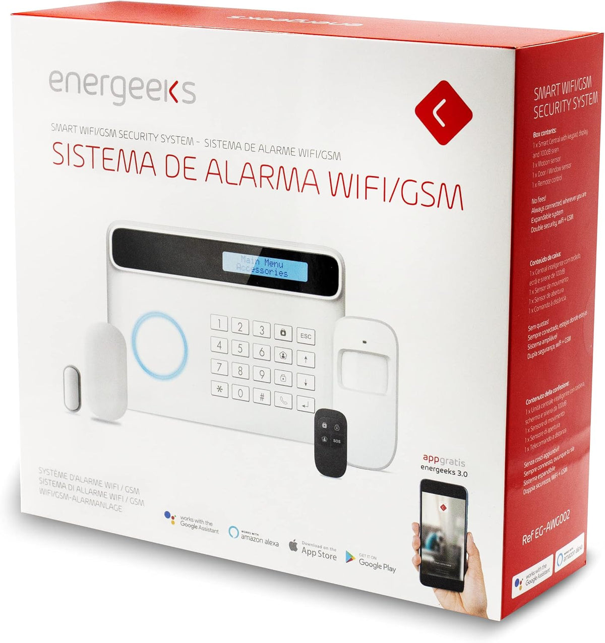 Energeeks WLAN/GSM 3.0 alarmsysteem