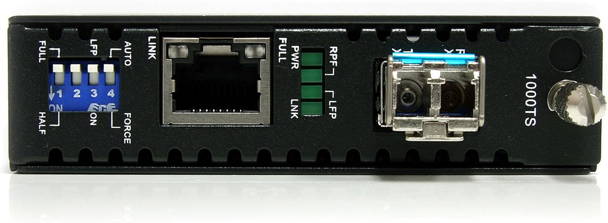 StarTech.com Gigabit Ethernet Single Mode LWL/glasvezel LC Media Converter 40 km