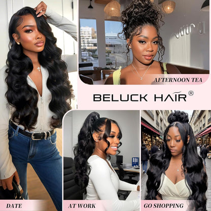 13x6 HD Lace Front Pruik – Pruik van Echt Haar – Haarpruik – Lace Wig – Human Hair Pruik – HD Transparant Swiss Lace – 18 Inch Body Wave