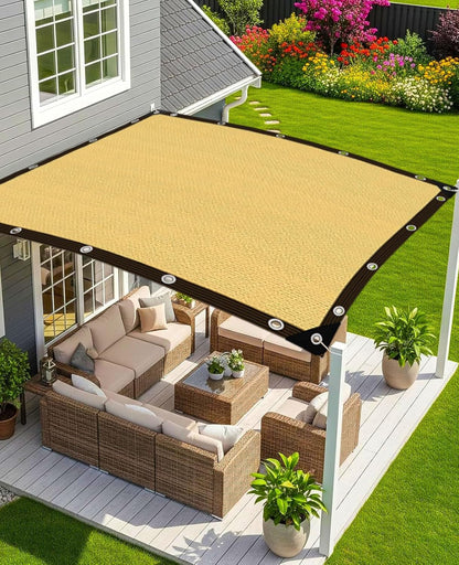 Schaduwnet, schaduwzeil 85% UV-schaduw, schaduwstof, broeikas, winddicht, voor afdekking met oogjes, voor broeikas/tuin/pergola/terraslaand