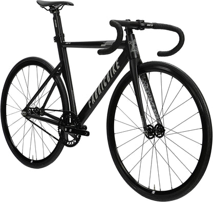 FabricBike Aero Fixed Gear fiets, Single Speed Fixie naaf, aluminium frame en vork van carbon, wielen 28, 5 kleuren, 3 maten, 7,95 kg (maat M)