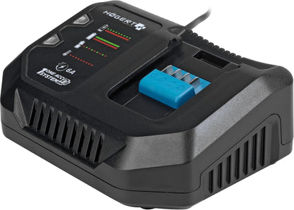HÖGERT TECHNIK Accu-slagboorschroevendraaierset 18 V, 200 Nm & 100 Nm, 2 borstelloze slagschroevendraaiers, 2 x accu, 4 A oplader, ledverlichting, metalen aandrijving, voor hout en metaal + Promo 2,0